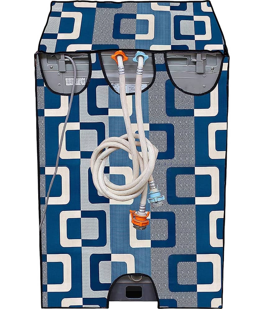ENTICE Top Load Washing Machine Cover Compatiable For 8 kg - Blue view 2