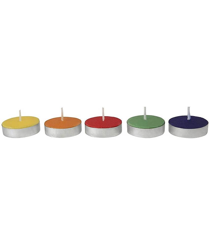 PROSPERRO LUMO - Multicolour Wax Tea Light Candle ( Pack of 50 ) view 2