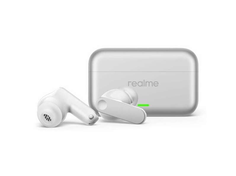 Realme Buds T500 Pro TWS Earbuds with 12.4mm Drivers, Upto 50dB ANC,3D Spatial Audio, 56H Playtime, AI ENC, IP55 Rating, and 45ms Low Latency BT 6.1 - Orange Mint view 2