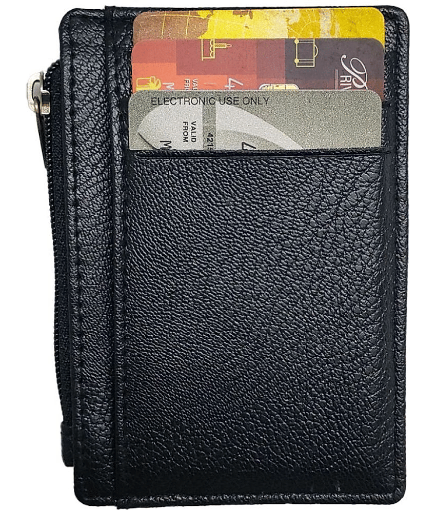 RAGE GAZE Black PU Men's Short Wallet ( Pack of 1 ) view 2