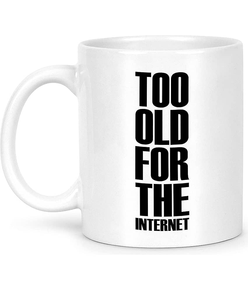 Idream Quote Printed Ceramic Coffee Mug 1 Pcs 330 mL view 2