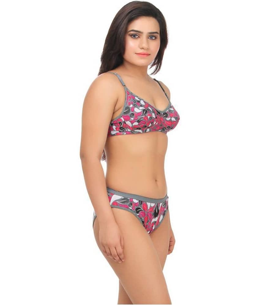 TCG Multi Color Cotton Bra & Panty Set view 2