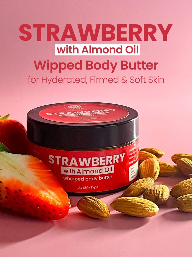 Kaaya Natural Strawberry with Almond Oil Whipped Body Butter view 2