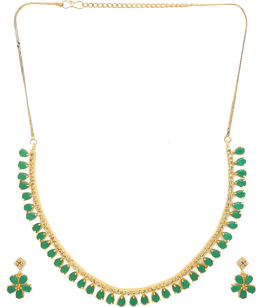 YOUBELLA Green Body Chain ( Pack of 1 ) view 2