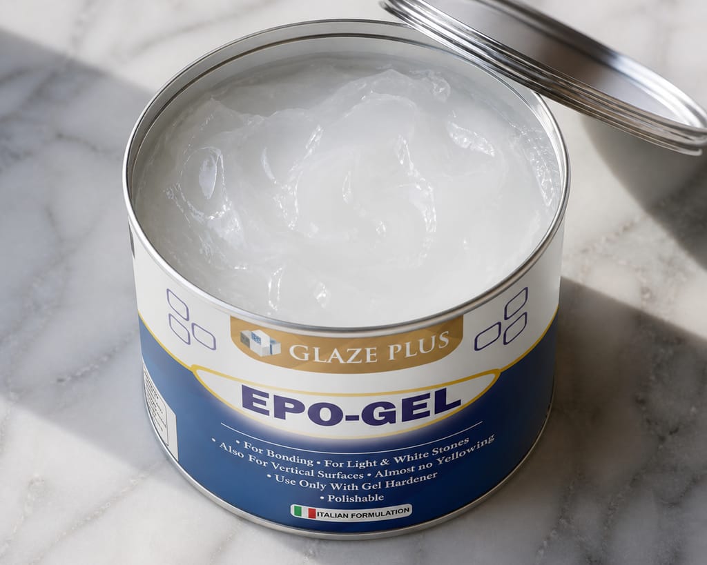Glaze Plus | EPO GEL | Ice White Transparent Stone Adhesive view 2