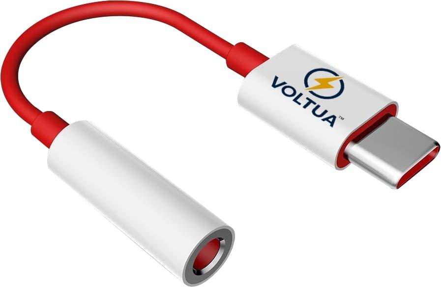 Voltua USB-C to 3.5mm Audio Adapter | Hi-Fi DAC, Calls Supported