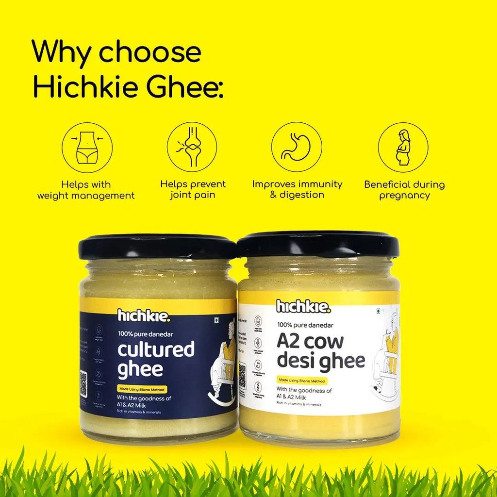 Pack of 2 | 180ml | A2 Cow Desi Ghee | Cultured Ghee | Bilona Method | Lab Tested. view 2