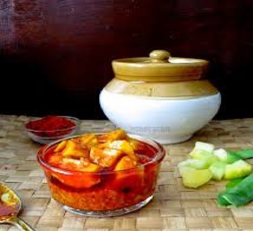 Desi Gujarati Sweet & Spicy Mango Pickle