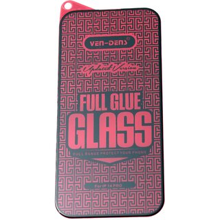 Full-Coverage Screen Protector - Bubble-Free, Anti-Fingerprint for iP 14 Pro Max Full Glue Screen Glass