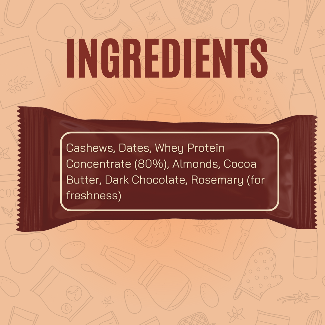 Dessert Protein Bar – Nutty Brownie (Single Bar) view 2