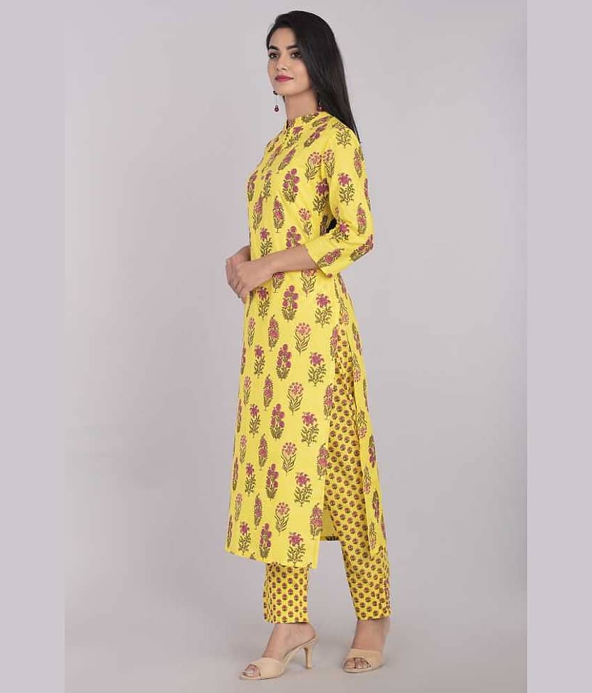 Kbz Cotton Kurti With Pants - Stitched Suit view 2