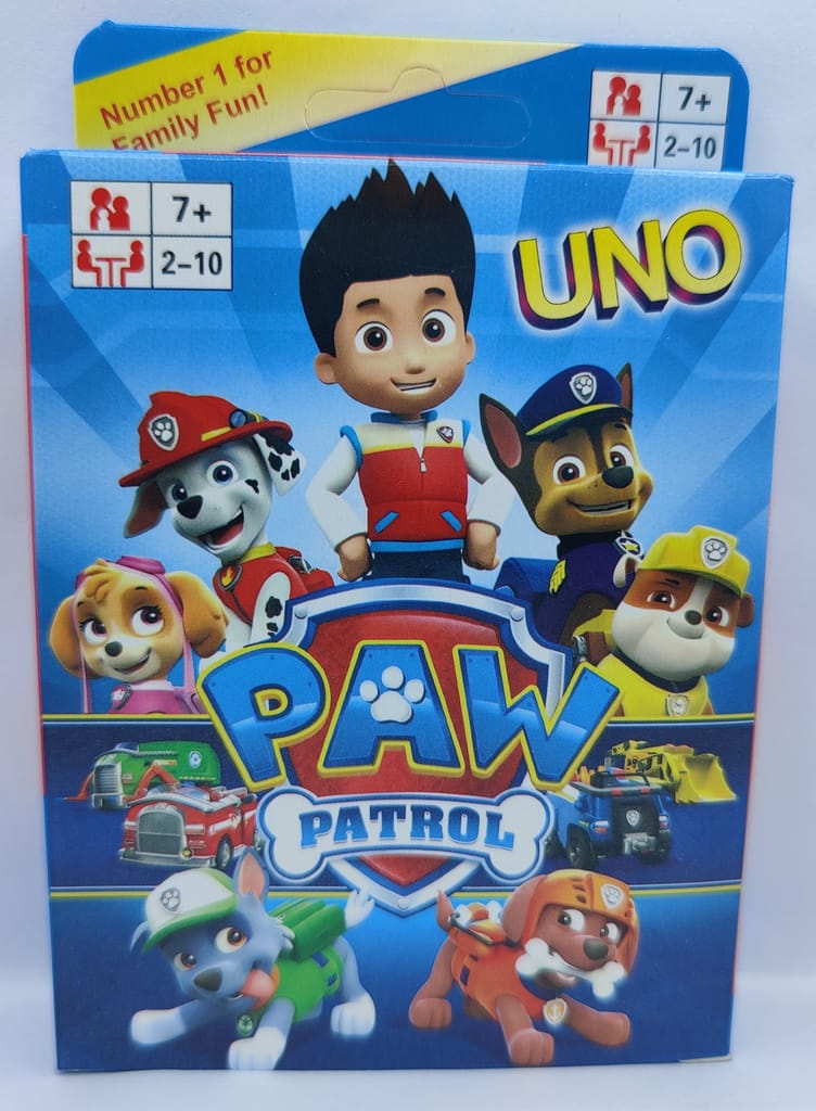 UNO PAW PATROLS Card Games | Family & Friends Card Games