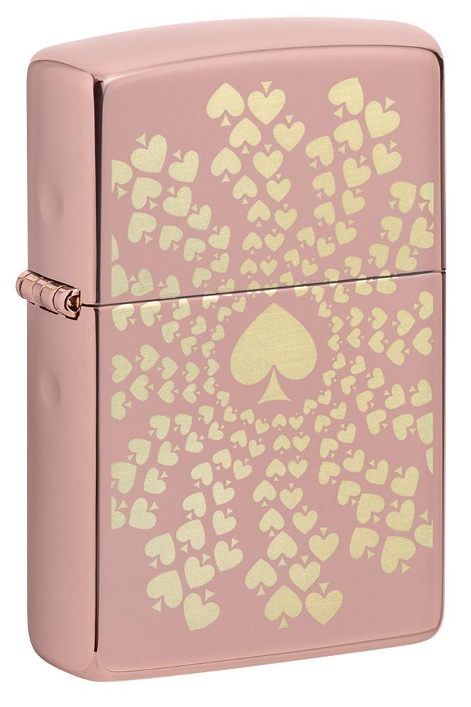 Zippo Ace of Spades Pattern Design Windproof Pocket Lighter