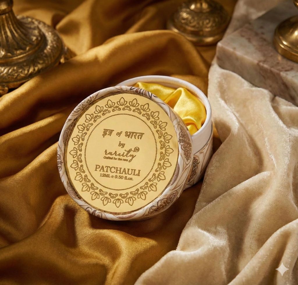 Patchauli Ittar, Perfume Oil, Unisex, 12ml, Patchouli Sandalwood Musk Scent