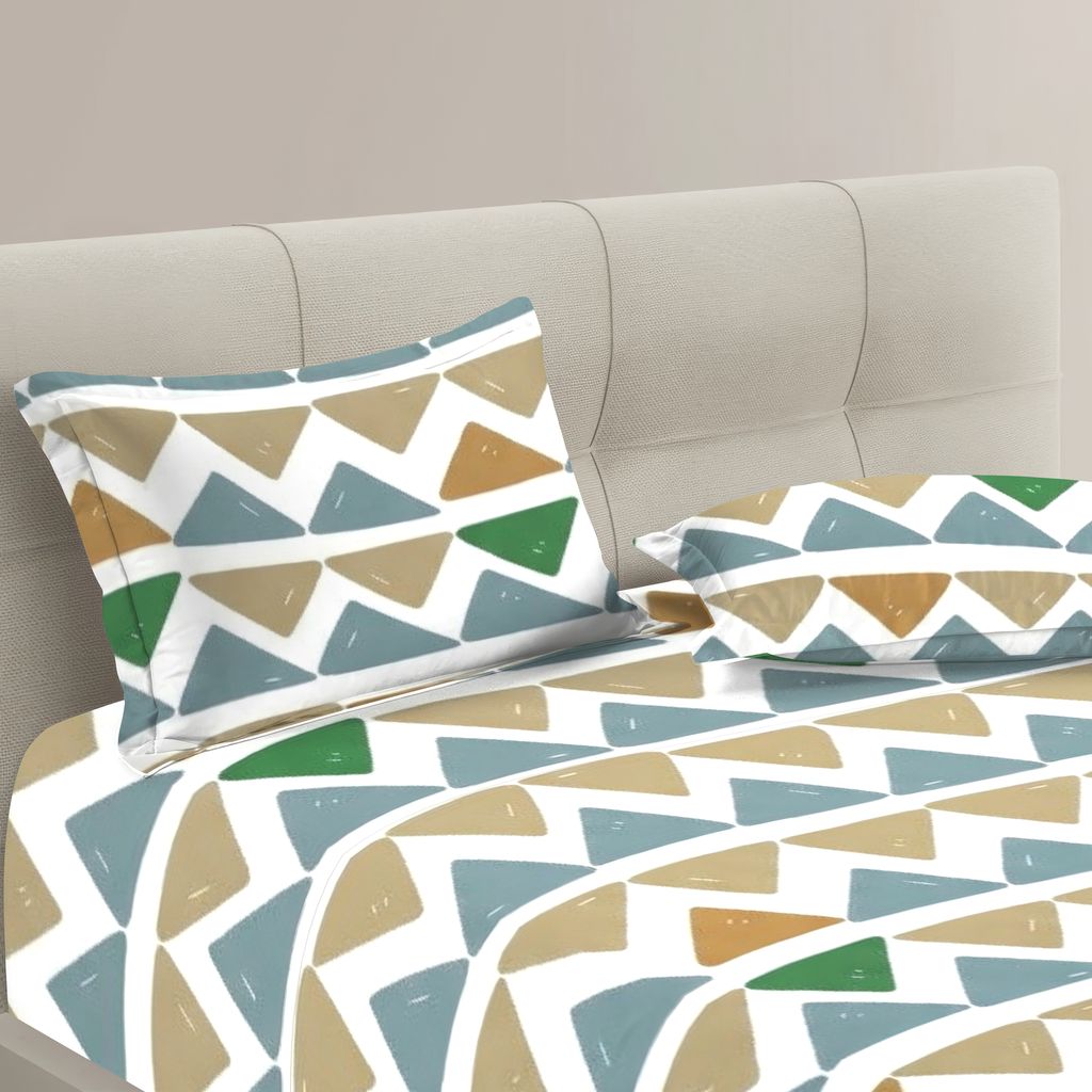 Quirky Home Fantasy Collection King Bedsheet with 2 Pillow Covers view 2