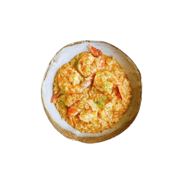 Butter Garlic Prawn With Risotto Rice