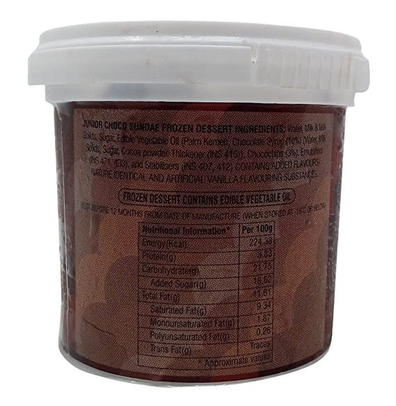 Dairy Day Ice Cream - Junior Choco Sundae, 100ml view 2
