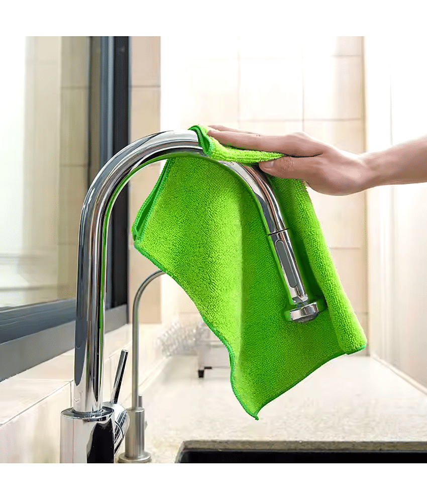 KLEANSHINE Microfibre Kitchen Cleaning Microfiber Duster ( Pack of 7 ) view 2