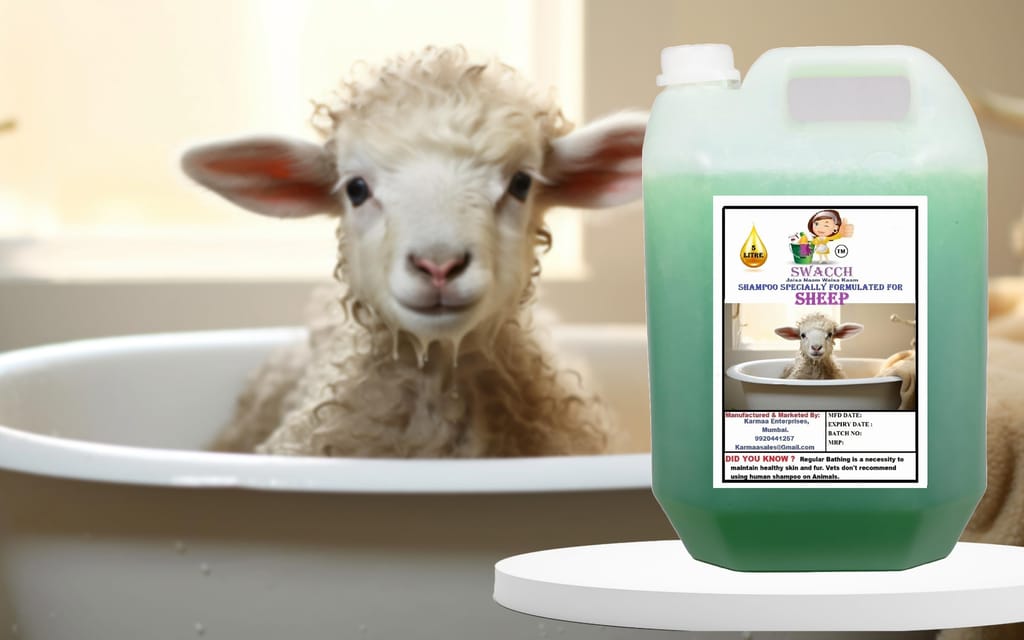 Swacch Shampoo Specially Formulated for Sheep (5 Litre) Neem Alovera view 2