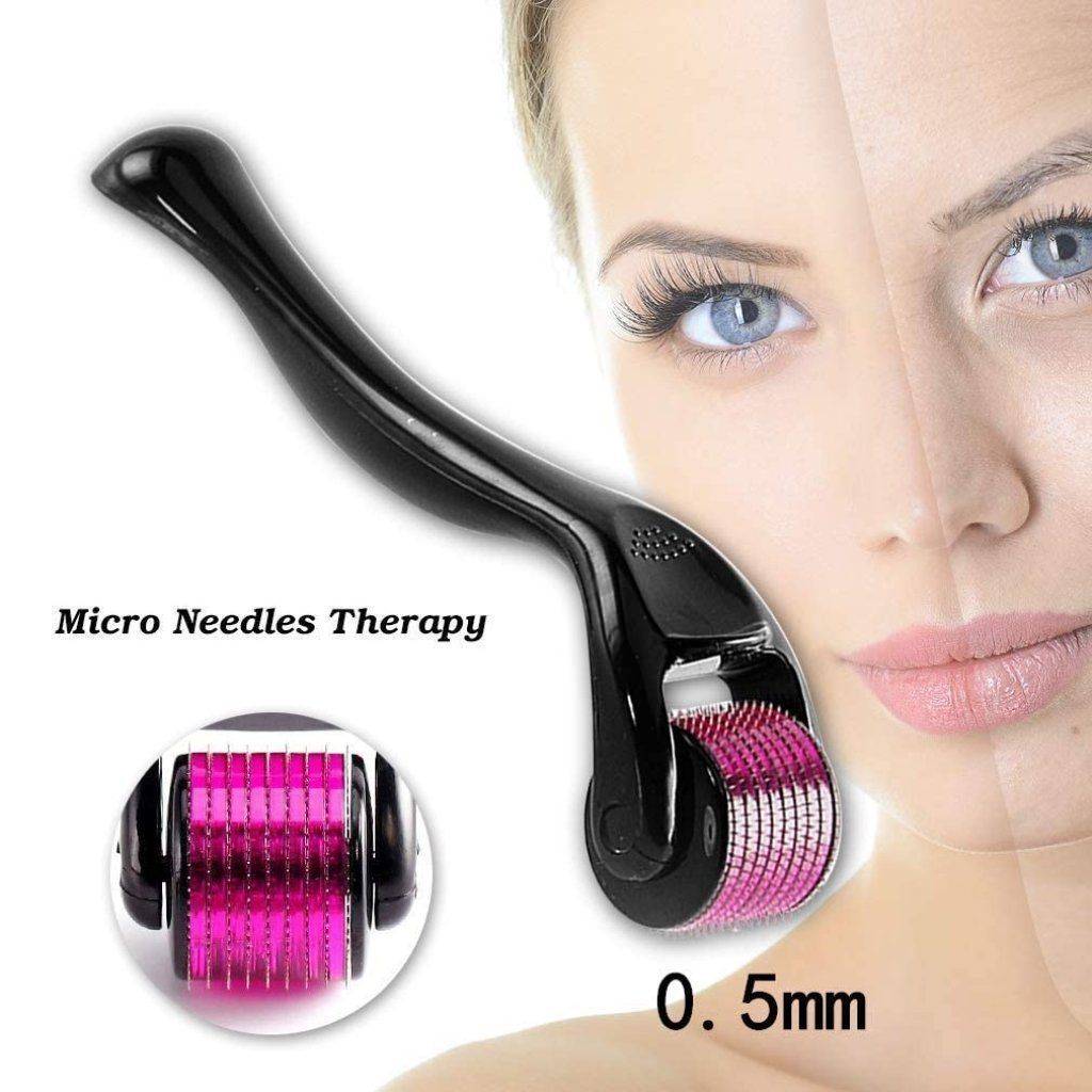 Derma Roller 0.5mm for Face | 540 Titanium Alloy Needles | Acne Scar Remover & Anti-Aging Skin Care Tool (Original Quality) view 2
