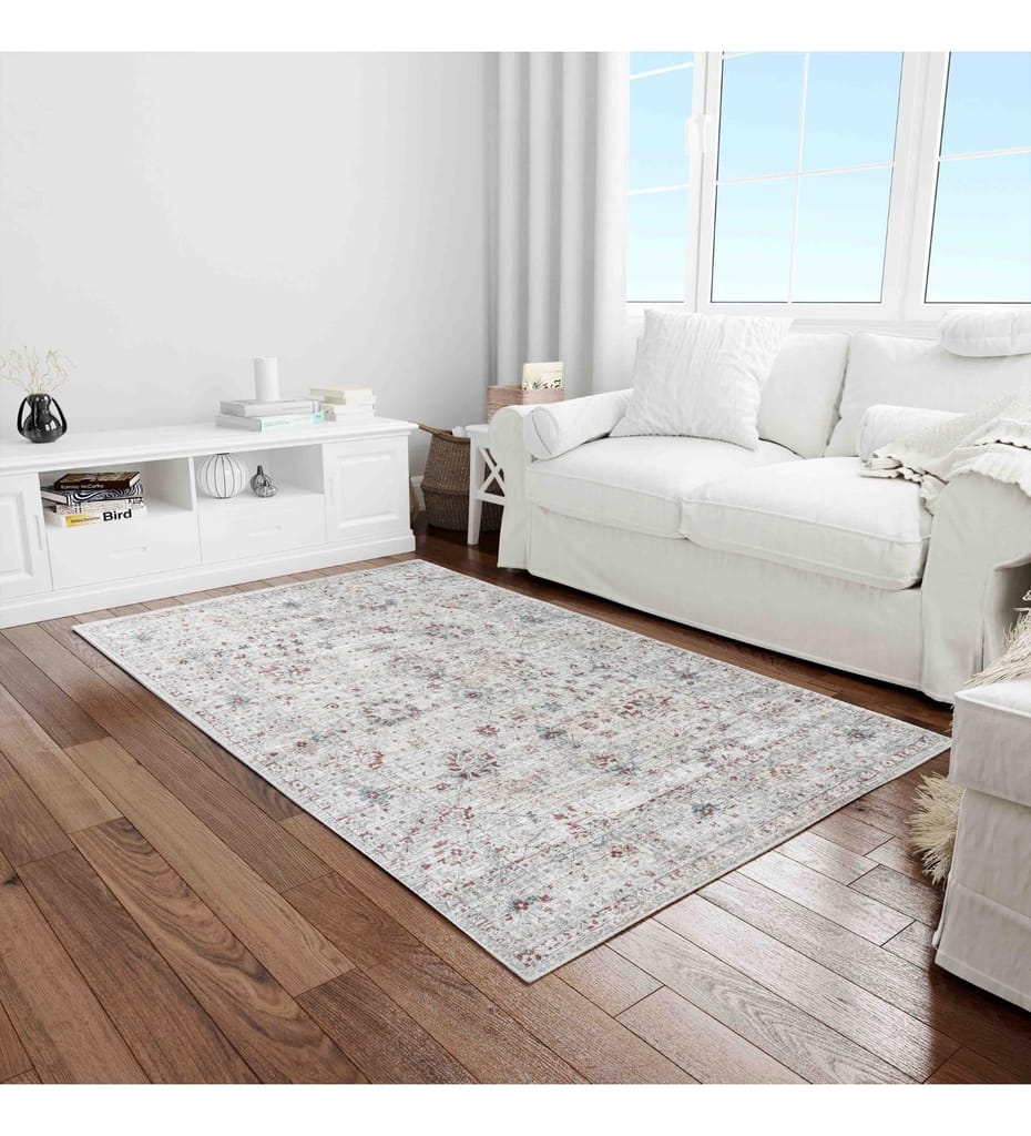 Neu Looms Handmade Viscose Wool Anti-Skid Rug for Bedroom, Living Room, Nursery, Playroom & Dorm - Soft & Durable, 2x3 Feet, Beige/Brown
