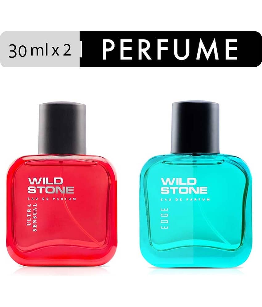 Wild Stone Edge and Ultra Sensual Perfume Combo for Men Eau de Parfum - 60 ml (For Men)