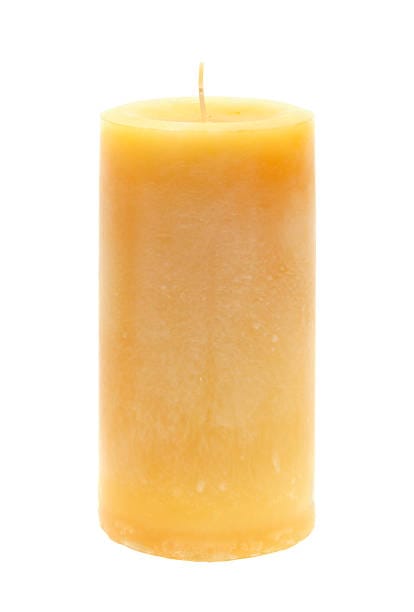 Set of 9 multi-colored wax candles view 2