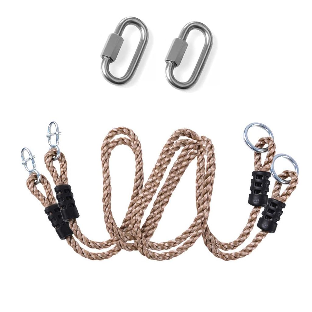 REZNOR Swing Rope Perfect Garden Swings for Children Outdoor Garden Swings for Children Kids Swings for Garden 12 feet Pair of Ropes