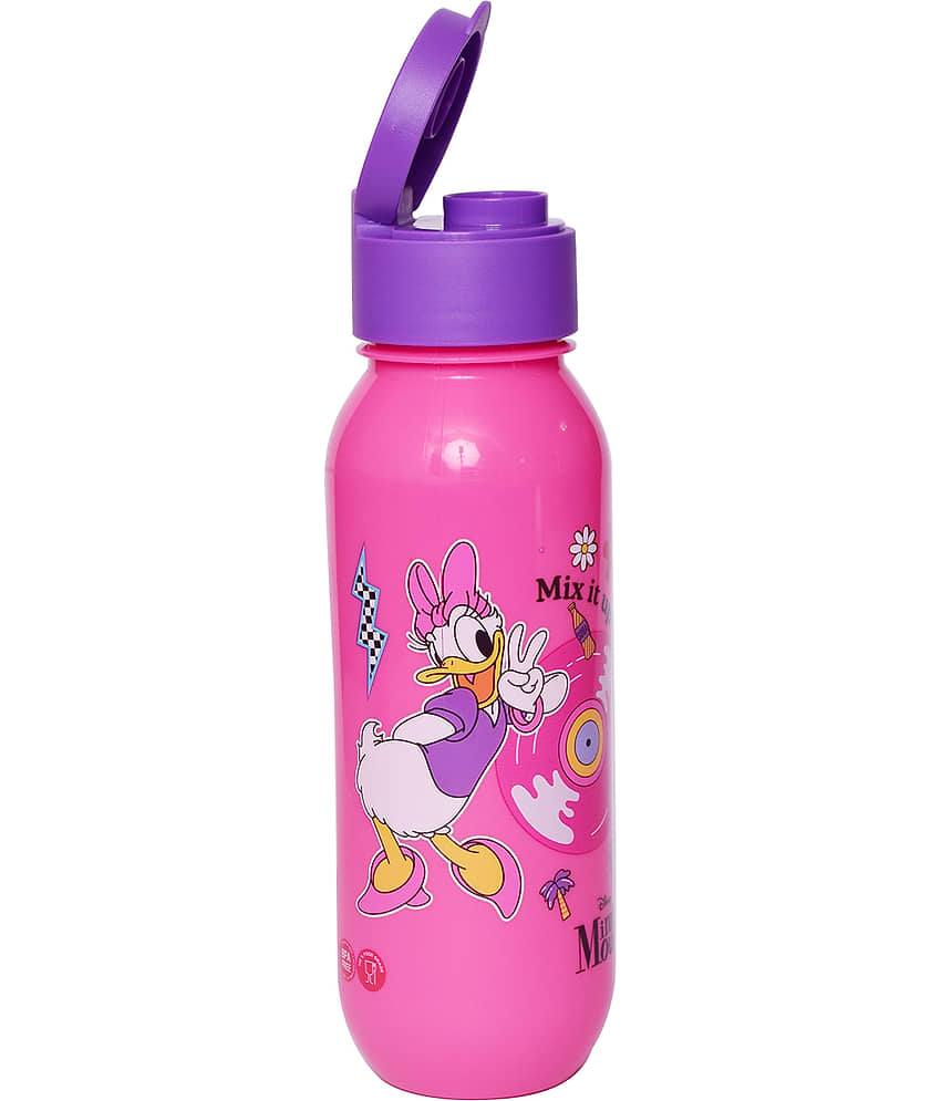 Gluman - Disney Minnie Claro Mini Spout Pink School Water Bottle 500 mL ( Set of 2 ) view 2