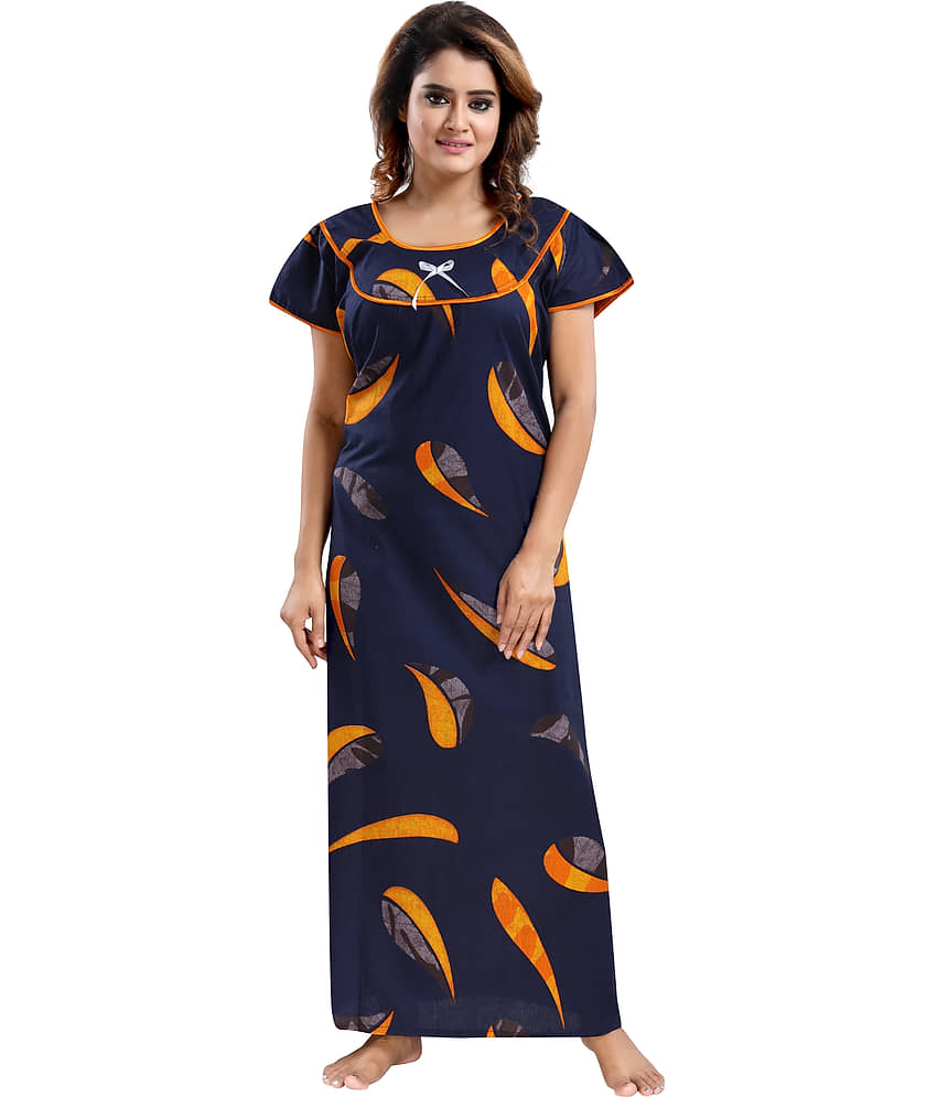INNER BEATS Cotton Nighty & Night Gowns - Multi Color