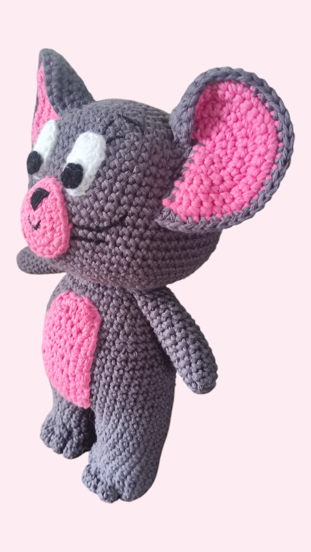 Jerry The Mouse Stuffed Crochet Toy view 2
