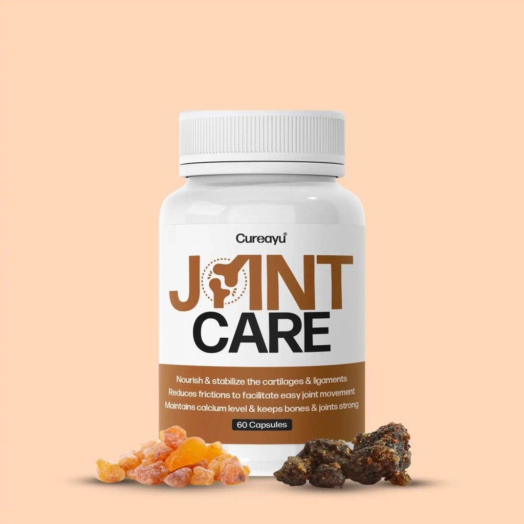 Cureayu Joint Care Capsules | For Stronger Bones and Joints | 60 Capsules