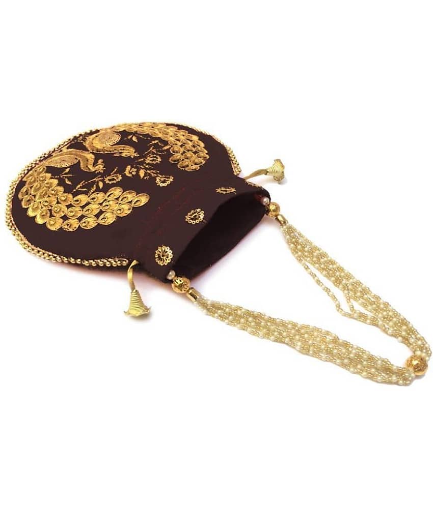 Apratim Black Silk Potli view 2