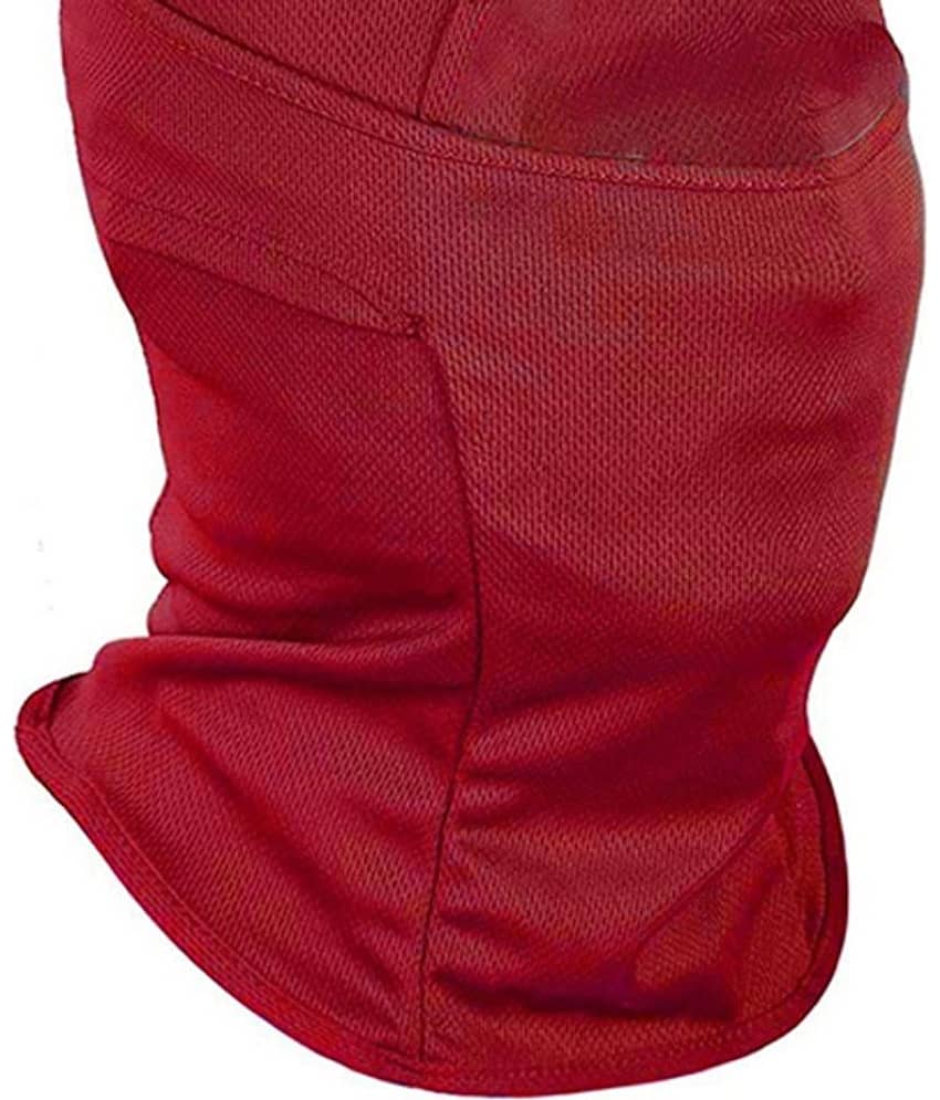 Bentag Maroon Cotton Anti Pollution Mask ( Pack of 1 ) view 2