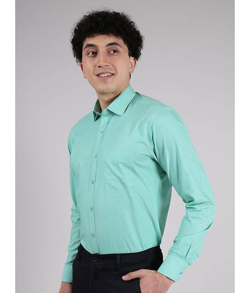 Hoffmen Linen Regular Fit Full Sleeves Men's Formal Shirt - Black ( Pack of 1 ) view 2