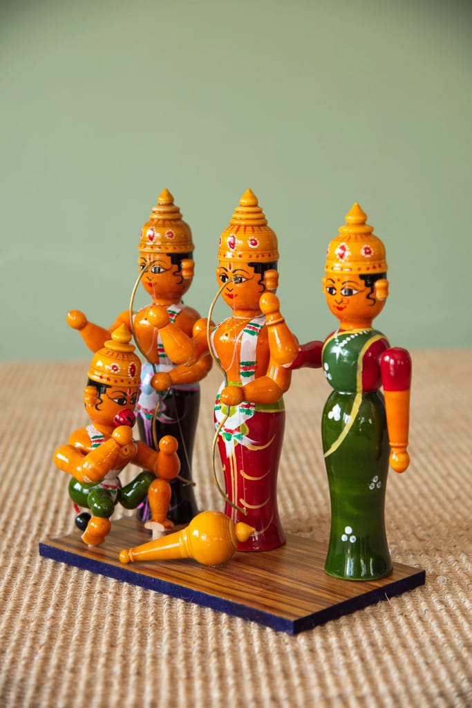 Wooden Figurines of Hindu Gods view 2