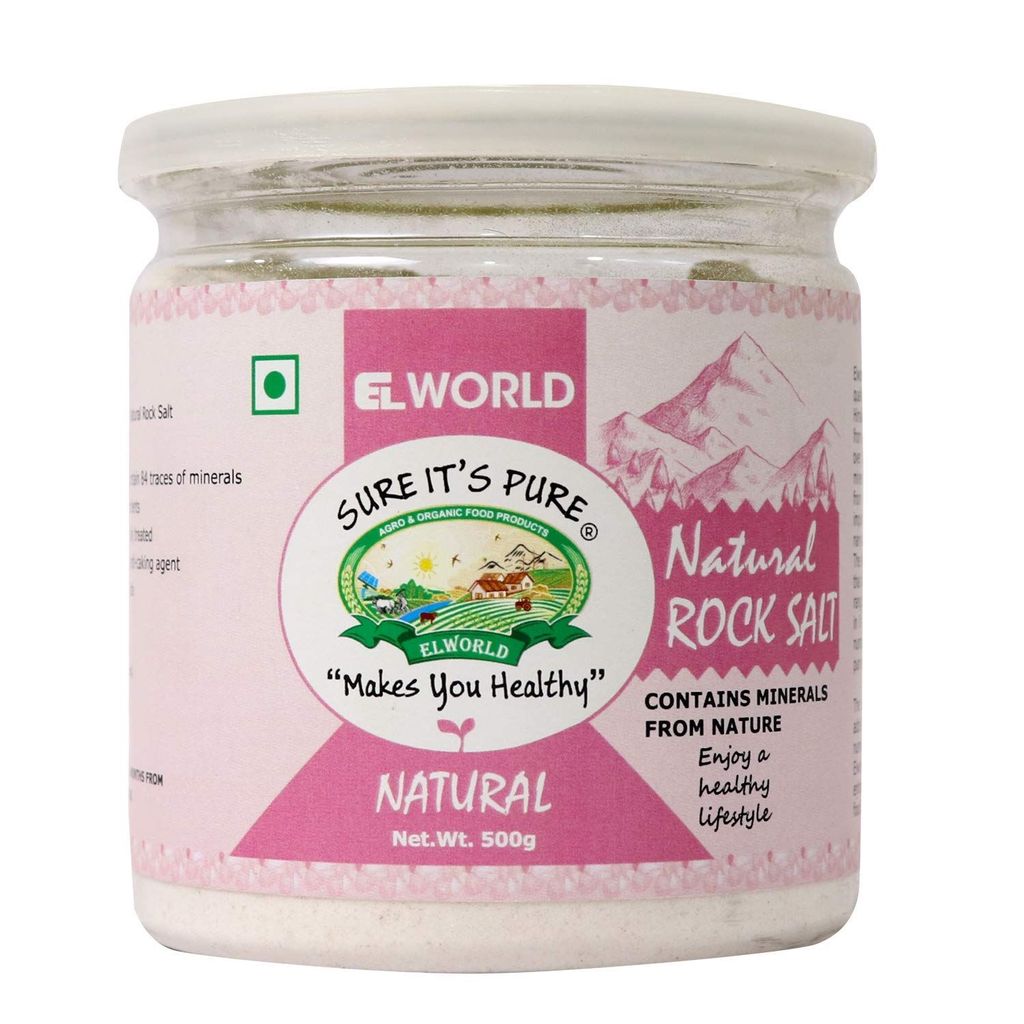 Elworld Agro & Organic Food Products Natural Rock Salt 500 Gram (Pack of 2) view 2