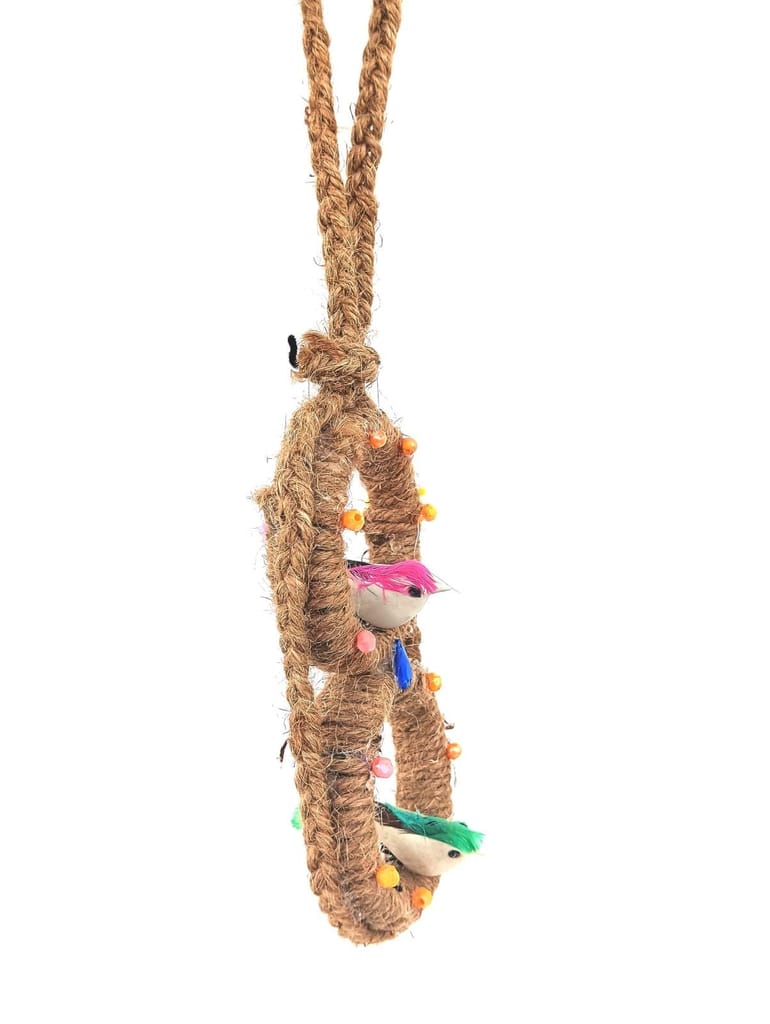 Handmade Bird Nest Hanging Decoration 1 view 2