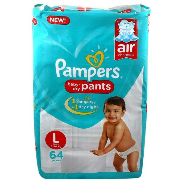 Pampers Diaper Pants Large 64 Pcs