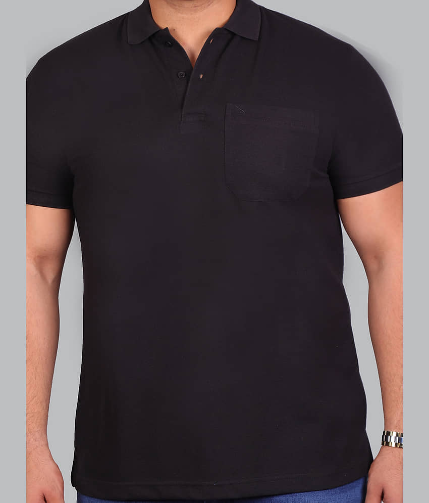 Xmex Pack of 1 Cotton Blend Regular Fit Solid Half Sleeves Men's Polo T Shirt ( Mustard ) view 2