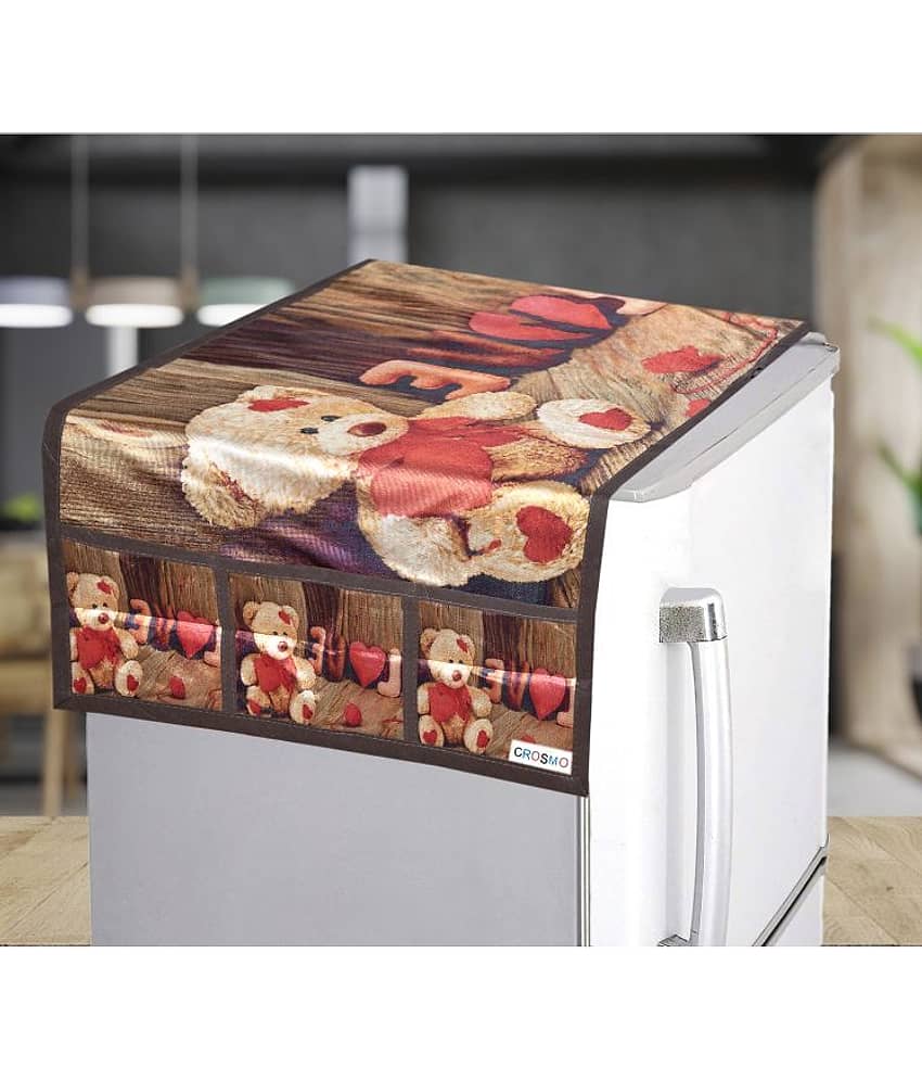 Crosmo PVC Animal Fridge Mat & Cover ( 99 53 ) Pack of 7 - Multicolor view 2