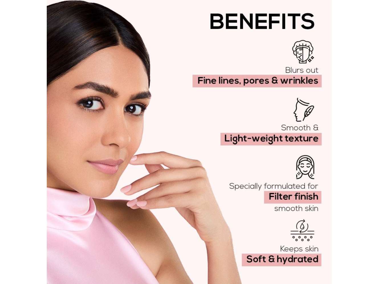 RENEE Bollywood Filter Face Primer, Helps Blur Pores, Fine Lines & Wrinkles, Non-greasy & Light-weight Formula with Matte Finish, Hydrating, Lightweight & Non-sticky, Cruelty-free - 15 gram view 2