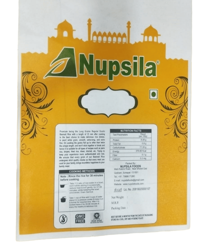 Nupsila 1121 Golden Sella Basmati Rice - 1Kg view 2