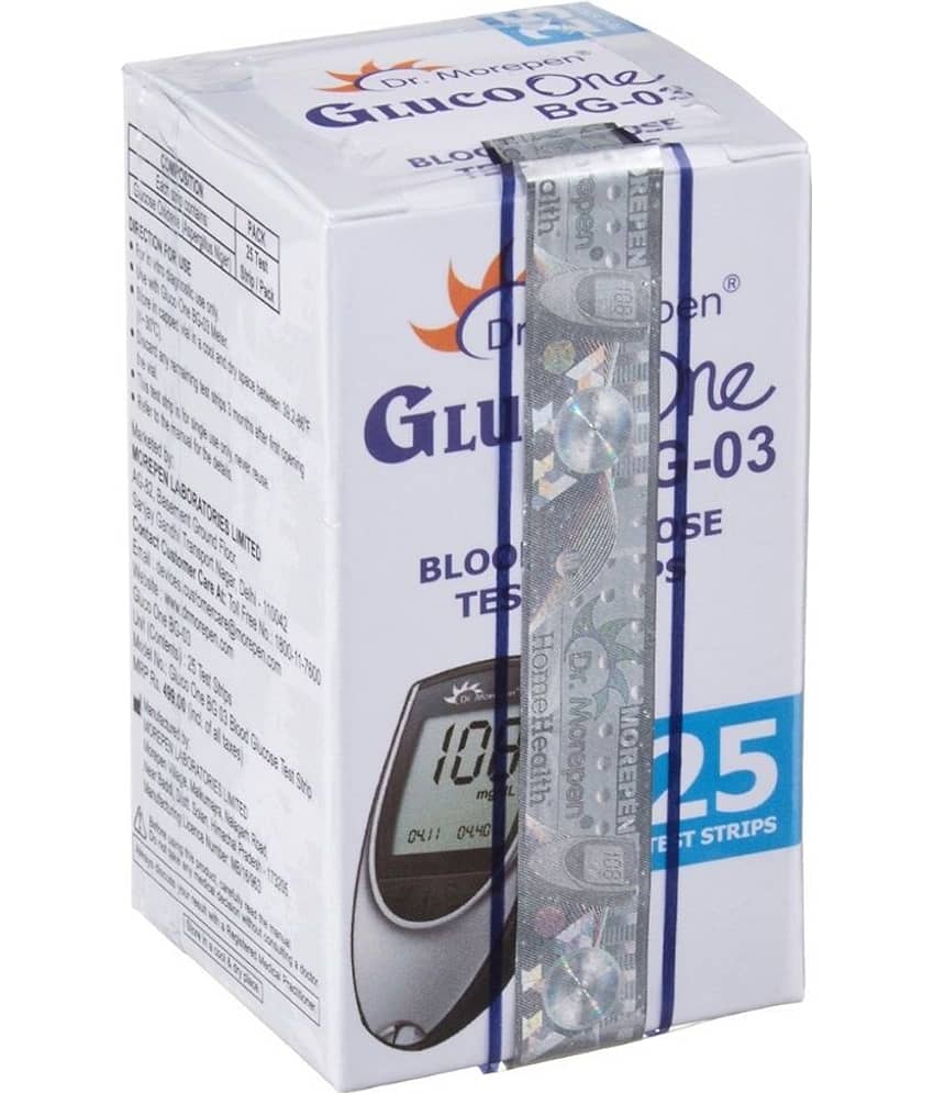 Dr. Morepen Glucoone BG 03 25 Test Strips view 2