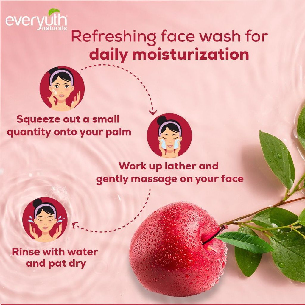 Everyuth Naturals Moisturising Fruit Face Wash (50 g) view 2
