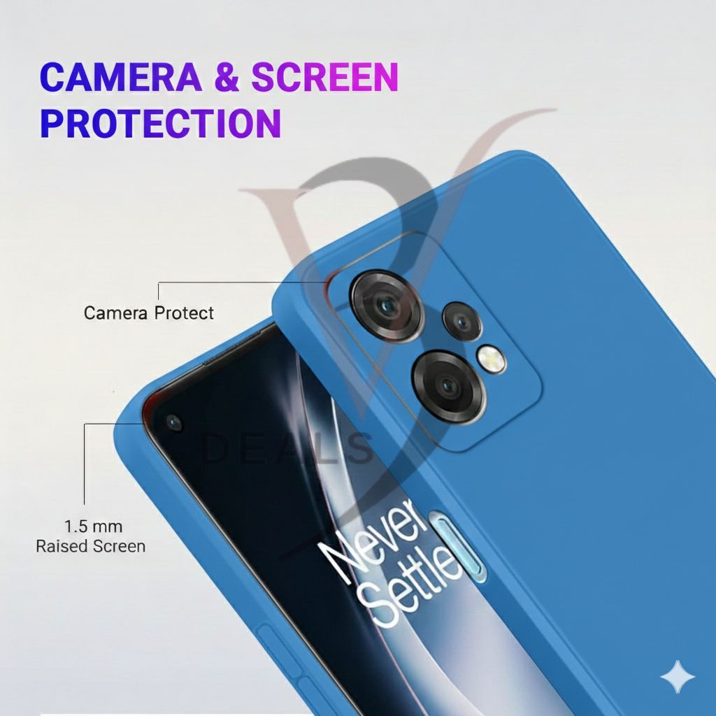 V3Deals Premium Liquid Silicone Back Cover Compatible for OnePlus Nord CE 2 Lite 5G | Soft-Touch Finish & Protective Case | Scratch-Resistant & Shockproof Mobile Cover view 2