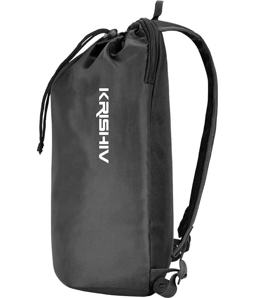 Krishiv 15 Ltrs Blue Drawstring Backpack Bag view 2