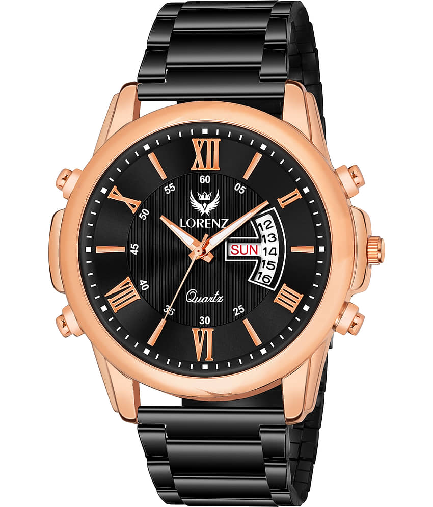 Lorenz Black Stainless Steel Analog Men's Watch view 2