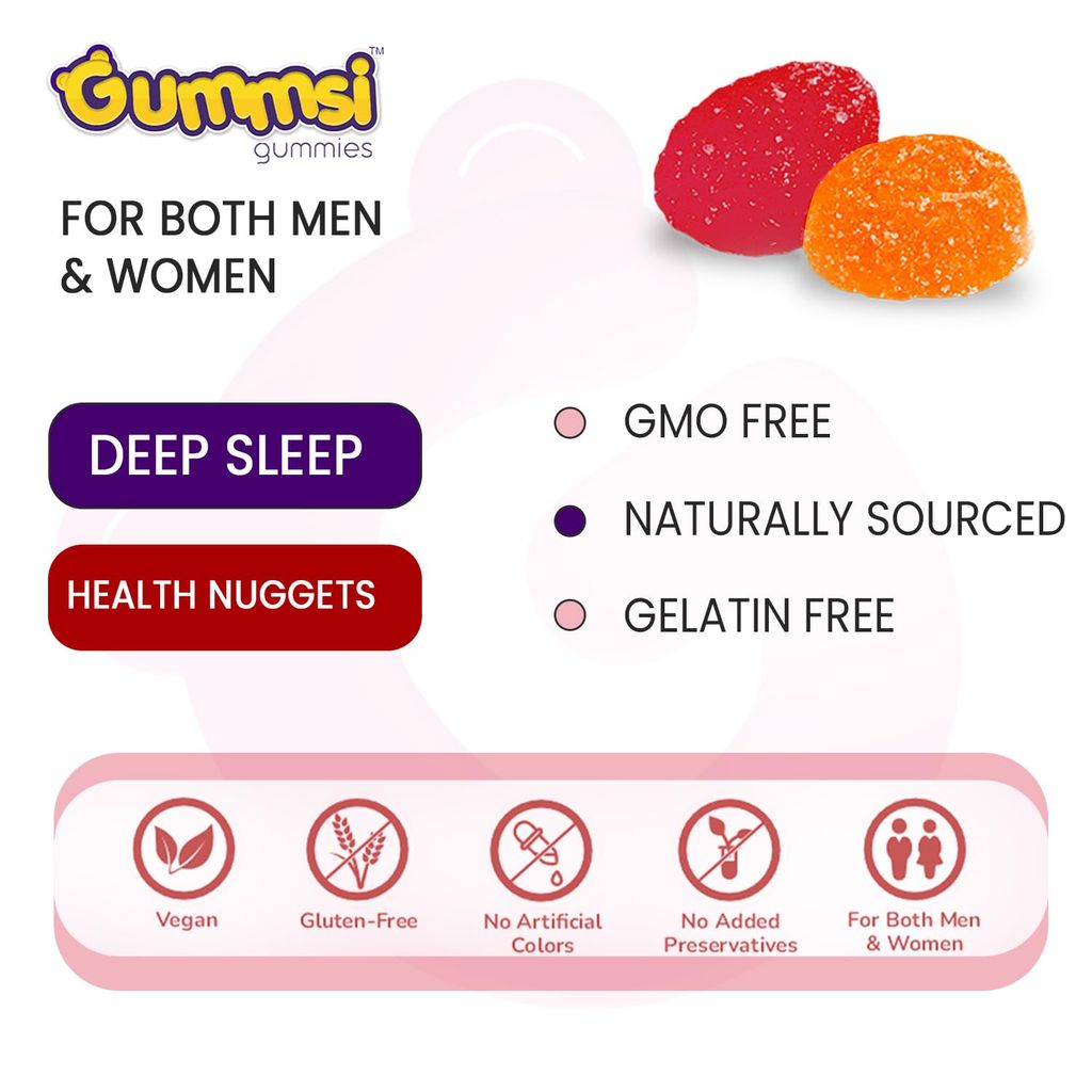 Gummsi Multivitamin & Sleep Easy Gummies | 30 Gummies Each (Pack of 2) view 2