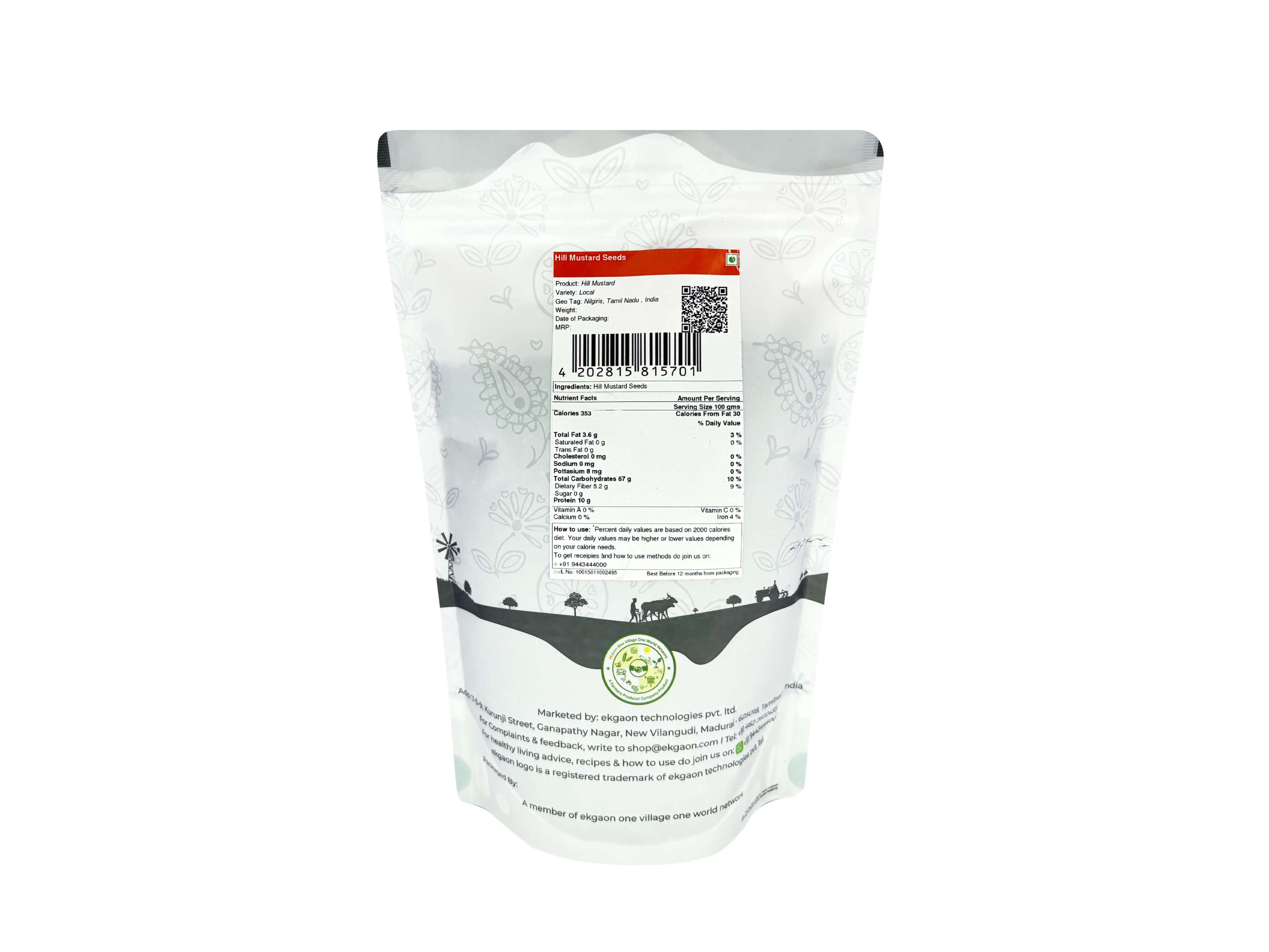 Ekgaon Hill Mustard Seeds (100g) view 2